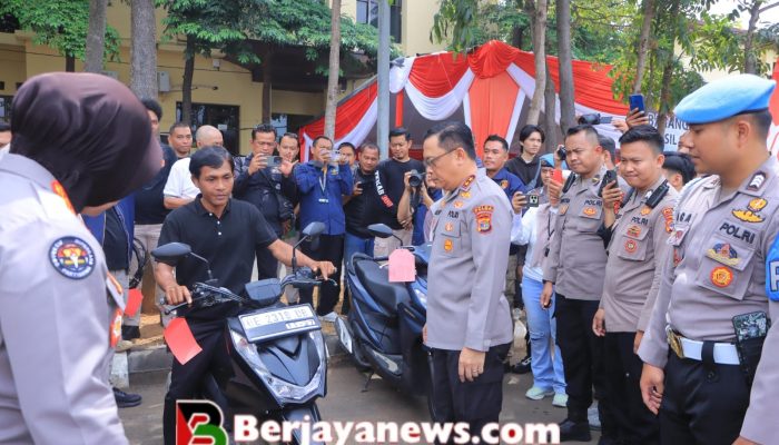 Operasi Sikat Krakatau 2025 Berhasil Amankan Barang Bukti, Kapolda Lampung : Asset Korban Dikembalikan