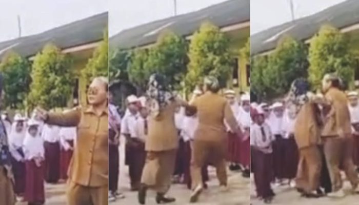 Upacara Bendera Berubah Jadi Ajang Horor, Murid SD Nangis Massal