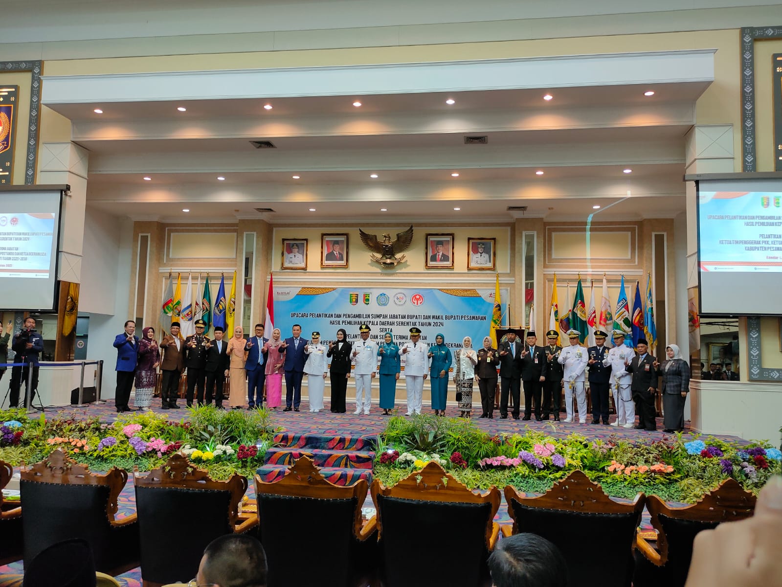 Bupati dan Wakil Bupati Pesawaran Resmi Berganti dari Suami ke Istri, Gubernur Mirza Beri PR Besar!