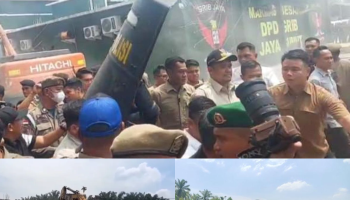 Gubernur Sumut Bobby & Pangdam Dilempari Batu, Ajudan Pangdam Sampai Ambil Tameng Polisi