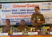 Percepat Program Gubernur, Thomas Amirico Gelar Pembinaan Kepala Sekolah SMA/SMK Wilayah II