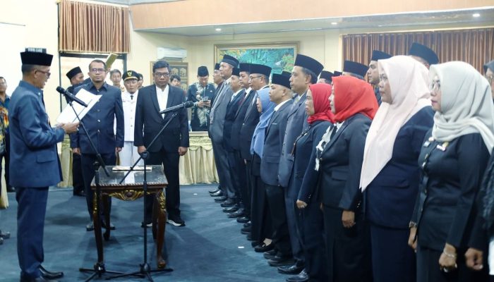 Sekda Rustam Effendi Lantik 29 Pejabat Baru: ASN Dituntut Adaptif, Digital, dan Inovatif