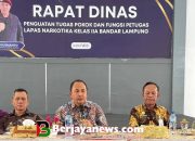 Penguatan Tusi Petugas, Kalapas Narkotika Bandar Lampung Dorong Implementasi Nilai PRIMA