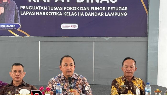 Penguatan Tusi Petugas, Kalapas Narkotika Bandar Lampung Dorong Implementasi Nilai PRIMA