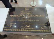 Fakta dan Data Masjid Raya Al-Bakrie Ikon Baru Kota Bandar Lampung, Kapasitas 12 RIbu Jamaah Ada Ballroom