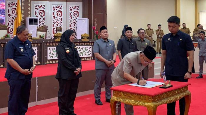 DPRD Kota Bandar Lampung menggelar rapat paripurna dengan agenda pembicaraan tingkat I enam Rancangan Peraturan Daerah (Raperda) usul inisiatif dewan, Senin (8/9/2025).