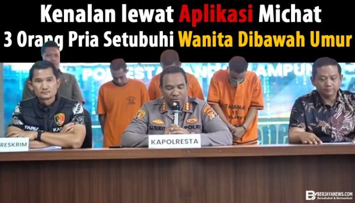 Kenalan Lewat Aplikasi MiChat, Tiga Pria ‘Garap’ Remaja di Bawah Umur