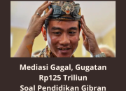 Mediasi Gagal, Gugatan Rp125 Triliun Soal Pendidikan Gibran Lanjut ke Meja Hijau