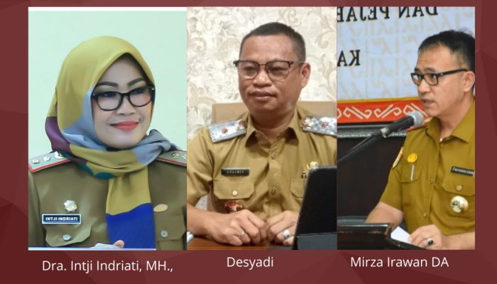 Rekam Jejak 3 figur Terkuat di seleksi Sekda Lampung Utara, Intji Indriati, Desyadi, dan Mirza Irawan Dwi Admaja 