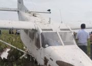 Pesawat GA8 Airvan Jatuh di Karawang, Lima Awak Selamat
