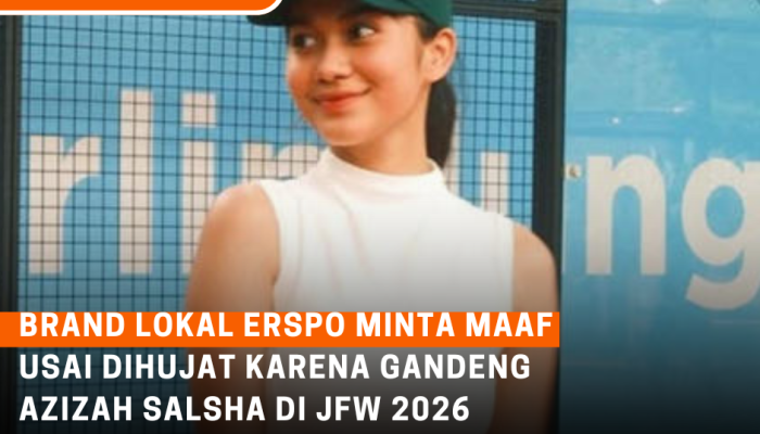 Brand Lokal Erspo Minta Maaf Usai Dihujat karena Gandeng Azizah Salsha di JFW 2026