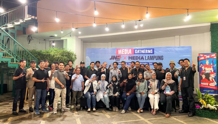JNE Lampung Rayakan HUT ke-35, Perkuat Sinergi dengan Media dan UMKM untuk Dorong Ekonomi Daerah