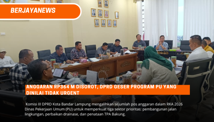 Anggaran Rp364 M Disorot, DPRD Geser Program PU yang Dinilai Tidak Urgent