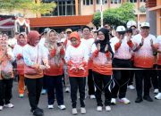 FISIP Unila Rayakan 39 Tahun dengan Jalan Sehat Penuh Kebersamaan