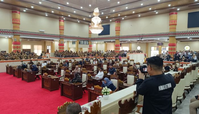 Paripurna APBD Bandar Lampung Bahas APBD 2026 Geger,  Banyak Wakil Rakyat “Raib”, Agusman Arief Interupsi!