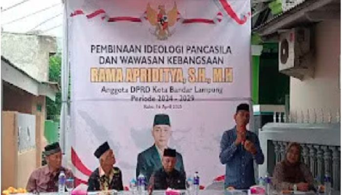 Legislator Golkar Sosialisasikan Ideologi Pancasila dan Wawasan Kebangsaan di Way Halim