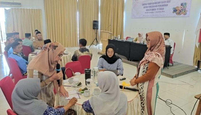 Sinergi Tokoh Agama dan Tokoh Adat untuk Pencegahan Perkawinan Usia di Bawah 19  Tahun