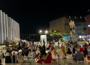 Pelataran Masjid Al Bakrie, Spot Favorit Jamaah untuk Kajian Malam di Ikon Religi Bandar Lampung