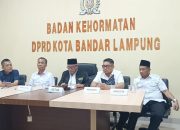 BK DPRD Bandar Lampung Beri Sanksi Etik ke Rolland Nurfa dan Asroni Paslah