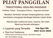 Pijat Tradisional Panggilan Makin Diminati, Layanan Agus Martowardojo Hadirkan Terapi Lengkap di Rumah Pelanggan