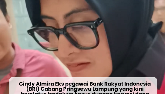 Sidang CIndy Almira BRI Pringsewu,  Dana Nasabah Miliaran Cair Tanpa Prosedur, Saksi Berkali-kali Mengaku Lupa