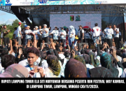 Empat Ribuan Pelari Ramaikan Way Kambas, Olahraga Sekaligus Angkat Wisata Lampung Timur