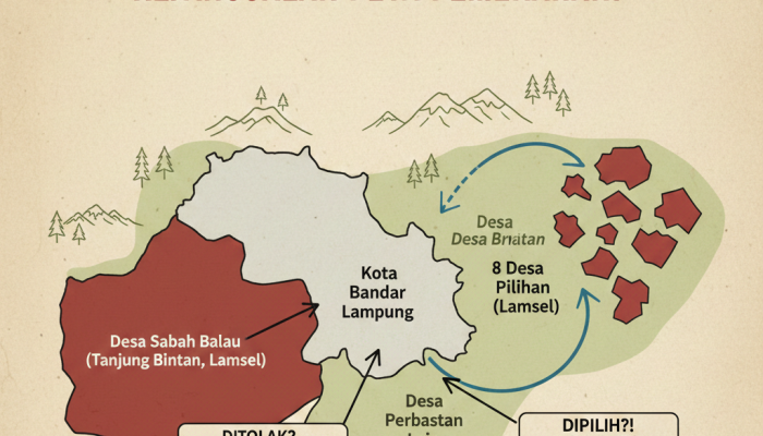 Ada Apa dengan Pemprov Lampung? Perluasan Wilayah Bandar Lampung Tuai Polemik, Sabah Balau ‘Dianaktirikan’?