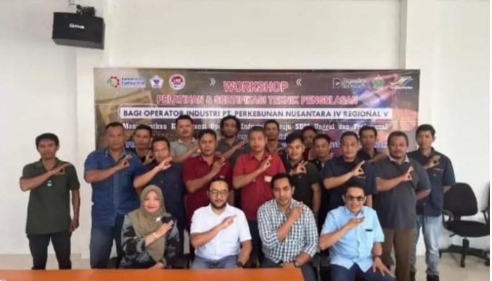Holding Perkebunan Nusantara Dorong Sertifikasi SDM Mekanik PKS di PTPN IV Regional V