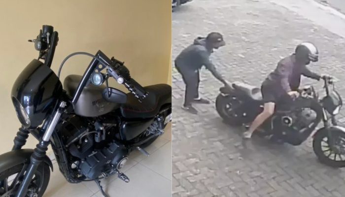 Motor Harley Mahal Hilang di Kantor Biro Jasa Jalan Ahmad Yani Siang Bolong, Pelakunya Ternyata Orang Dekat