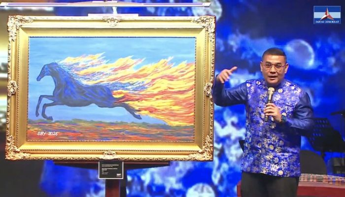 Lukisan SBY “Kuda Api” Sold Out Rp6,5 Miliar, Dibeli Konglomerat Low Tuck Kwong untuk Amal Imlek