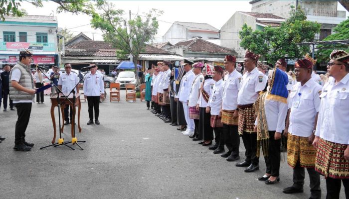 Pelantikan 29 Pejabat Pemkab Lampung Selatan Digelar di Terminal Pasar Inpres Kalianda