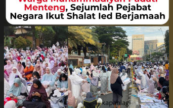 Lautan Jemaah Putihkan Menteng! Shalat Idulfitri Muhammadiyah Meluber ke Jalan, Pejabat Negara Ikut Antre Saf