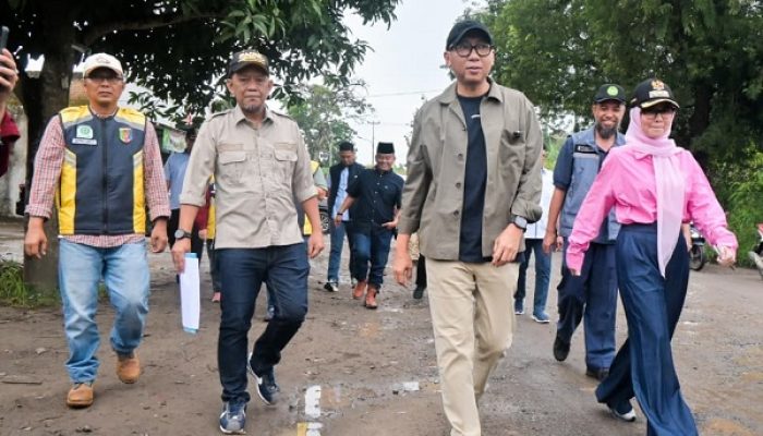 Gubernur Mirza dan Bupati Nanda Tinjau Jalan Rusak, Perbaikan Segera Dikebut