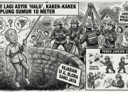 Waduh! Lagi Asyik Halu, Kakek-Kakek Nyemplung Sumur 10 Meter