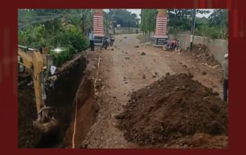 Proyek Jembatan Jalan RA Basyid Disorot, Baru Dipasang Beton Sudah Retak dan Menganga, Plang Proyek Gaib?