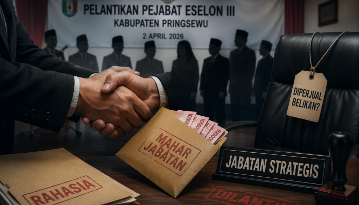 Jabatan atau Lapak Dagangan? Isu Mahar Puluhan Juta Coreng Pelantikan Pejabat Eselon III Pringsewu