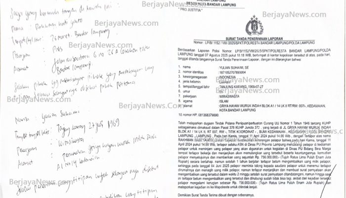 Skandal Dugaan Penipuan Miliaran Oknum ASN BMBK Lampung, Inspektorat Terjunkan Tim Riksus, Ancam Pecat dan Wajib Balikkan Tukin!