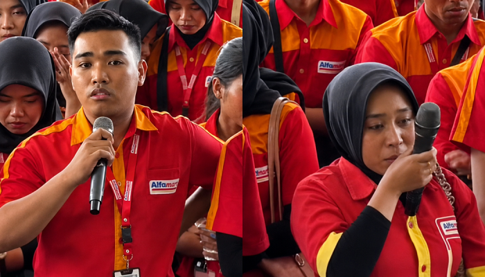 25 Gerai Resmi Ditutup Pemkab, Ratusan Karyawan Alfamart Demo ke Kantor Bupati Cemas Kena PHK