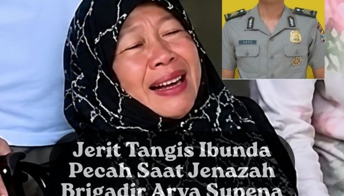 Gugur Demi Jaga Keamanan, Jenazah Brigadir Arya Dipulangkan ke Mulyosari Metro Barat