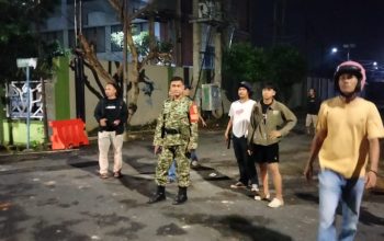 Bentrok Antar Suporter di Pahoman Nyaris Pecah, Aksi Cepat Babinsa, Berhasil Redam Konflik Massa