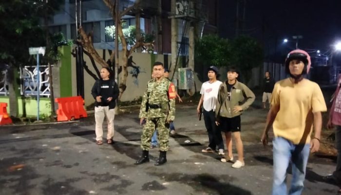 Bentrok Antar Suporter di Pahoman Nyaris Pecah, Aksi Cepat Babinsa, Berhasil Redam Konflik Massa