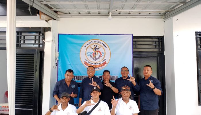 Serikat Buruh TKBM Pelabuhan Panjang Resmi Dikukuhkan, Siap Perjuangkan Kesejahteraan Anggota