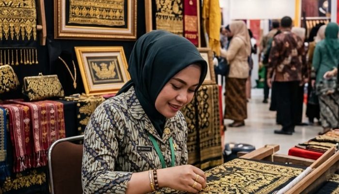 Kilau Tapis Lampung Sapa Jakarta, UMKM Asri Tapis Siap Memukau di Persit Bisa 2