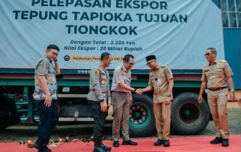 Lampung Kuasai Pasar Global: Gubernur Mirza Lepas Ekspor 3.300 Ton Tapioka ke Tiongkok!