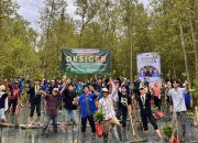 Kader PKC PMII Lampung Tanam 5.000 Mangrove Buat Shodaqoh Oksigen Gerakkan Ratusan Kader Hijaukan Desa Pematang Pasir