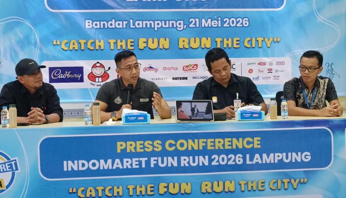 Targetkan 6.000 Orang, Indomaret Pilih Bandar Lampung Sebagai Kota Perdana Fun Run 2026