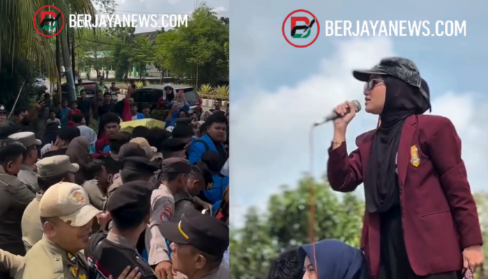 Bongkar Penempatan Pejabat Asal-Asalan, Ratusan Mahasiswa Desak Reformasi Birokrasi Pemkab Pringsewu