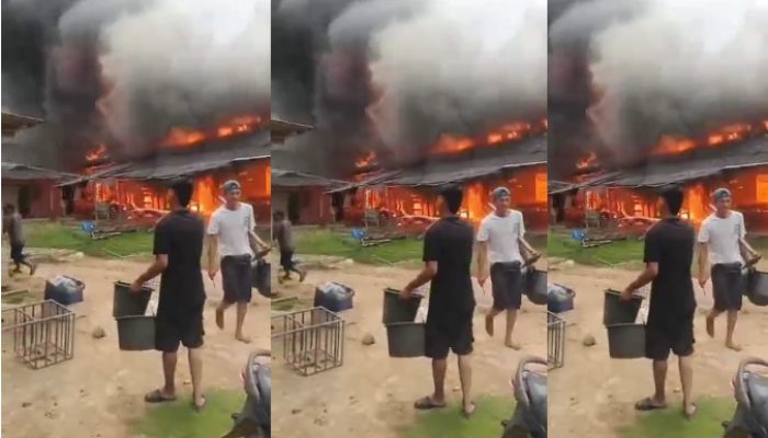 BREAKING NEWS: Bedeng Pekerja di KM 43 Gedung Meneng Terbakar, Satu Korban Luka Bakar Serius Dilarikan ke RS