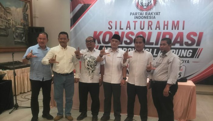 Partai Rakyat Indonesia Resmi Terbentuk di Lampung, Wawan Tohir Balaw Sebut Kepengurusan Sudah Jangkau 13 Kabupaten & 2 Kota