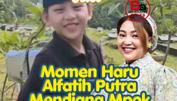 Momen Haru Alfatih Putra Mendiang Mpok Alpa, Tolak Pulang ke Rumah, Pilih Bawa Rapor Naik Kelas ke Makam Sang Ibu